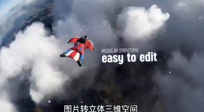 AE脚本-平面图片转3d三维视差动画Projection 3D v3.08（有教程视频）-副业库