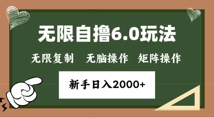 （13624期）年底无限撸6.0新玩法，单机一小时18块，无脑批量操作日入2000+-副业网