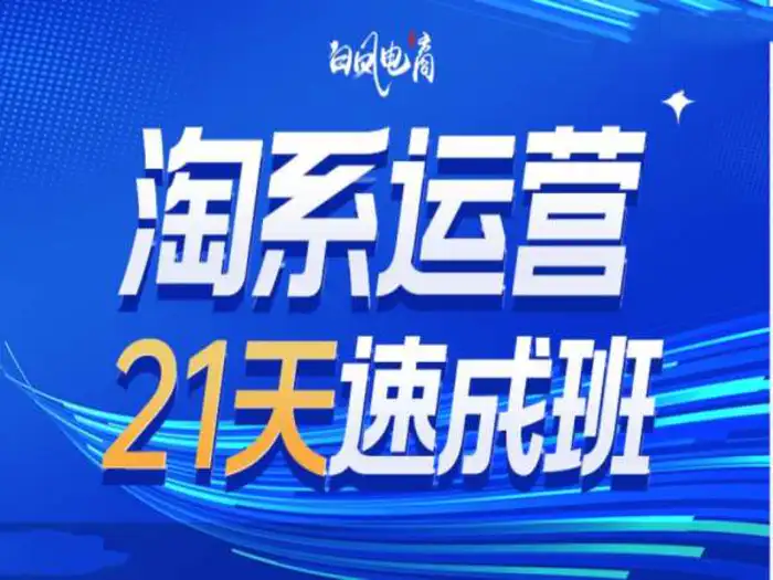 淘系运营21天速成班35期，年前最后一波和2025方向-副业网