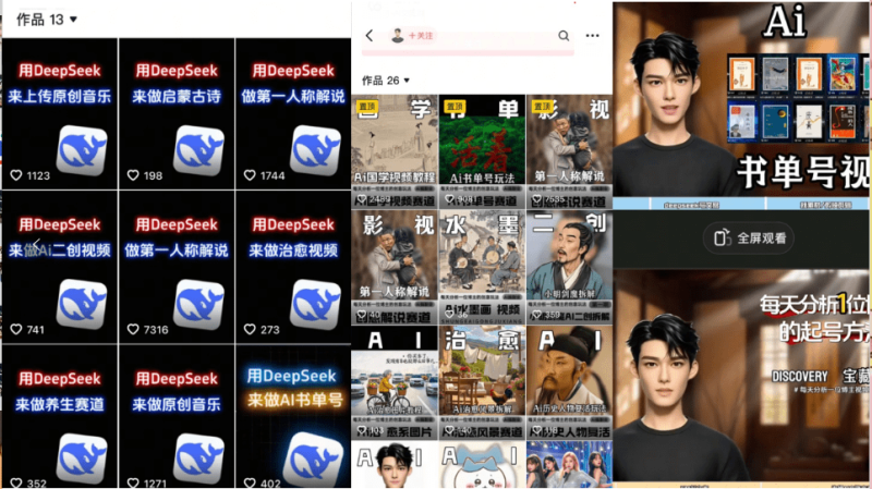 （14284期）Deep seek项目拆解+卡通数字人25年4月新玩法日引200+创业粉十分钟一条…-副业网