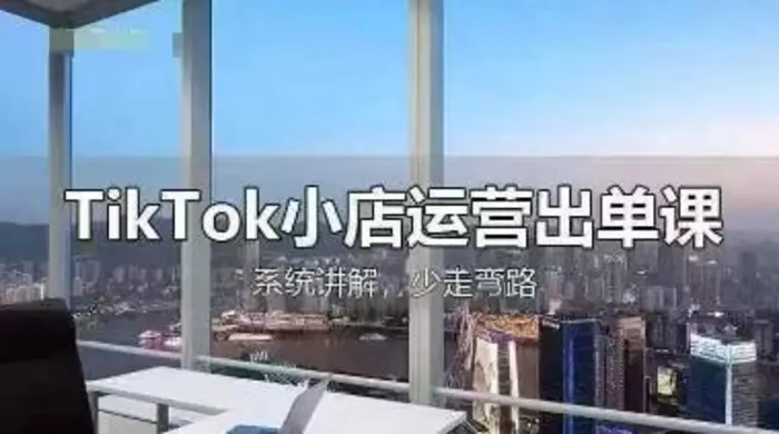 TikTok小店运营出单课，从开店选品、运营出单、发货回款，进行全流程讲解-副业库