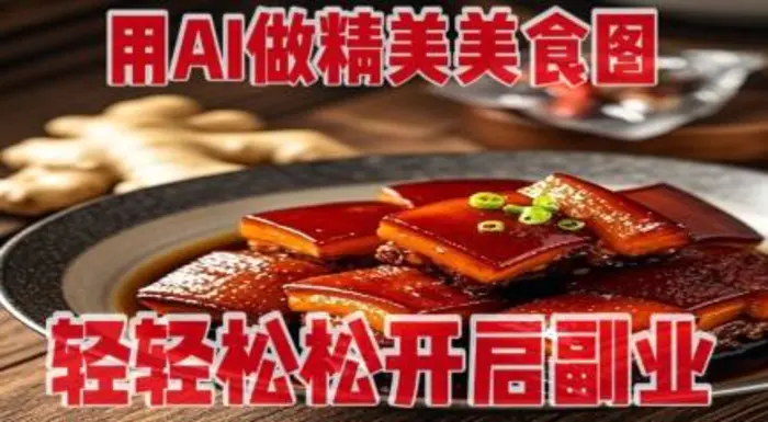 用AI做精美美食图，无需专业设备拍摄，轻轻松松开启副业-副业库
