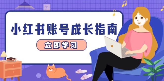 （14650期）小红书账号成长指南，爆款选题+精准定位+数据分析，系统提升账号变现能力-副业库