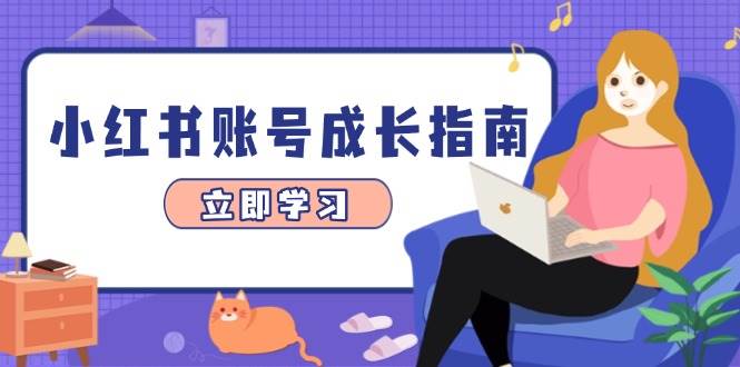 小红书账号成长指南，爆款选题+精准定位+数据分析，系统提升账号变现能力-副业网