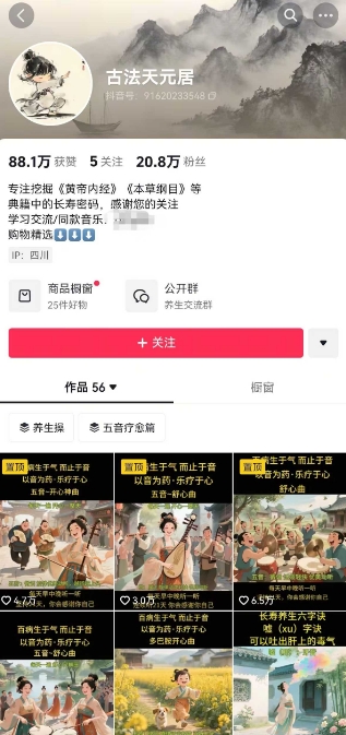 图片[2]-古法五音养生教程，五音疗愈的视频的制作方法，2-4小时就能学会，作者10天涨粉10W-副业网