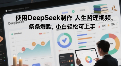 使用DeepSeek制作人生哲理视频，条条爆款，小白轻松可上手-副业库