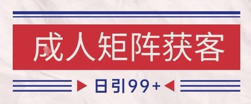 小红书某音橙人赛道引流获客，自热矩阵日引200+-副业库