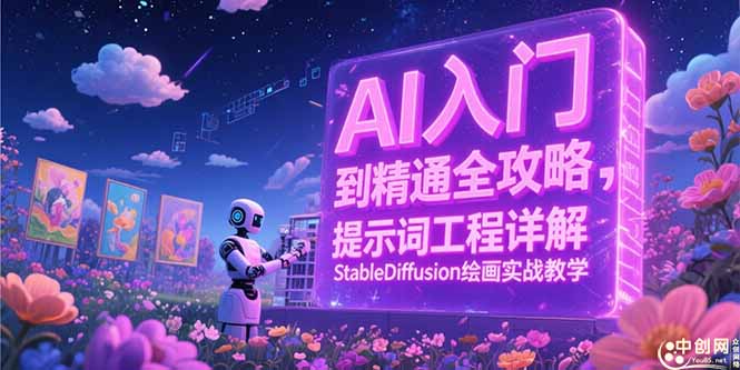 AI入门到精通全攻略，提示词工程详解，StableDiffusion绘画实战教学-副业库