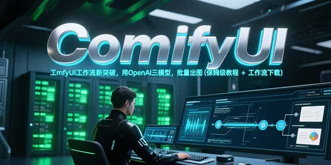 ComfyUI工作流新突破，用OpenAI三模型，批量出图(保姆级教程+工作流下载-副业库