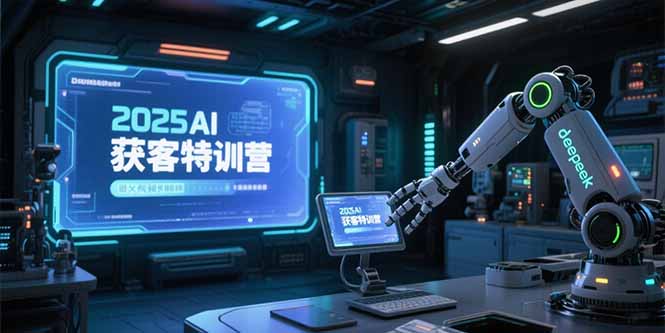 2025AI获客特训营，AI图文视频全制作，deepseek工具实操教学-副业库