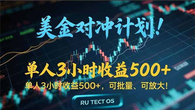 长久稳定的撸美金项目，平均3小时收入 500+，可公司实地考察实地操作！-副业库