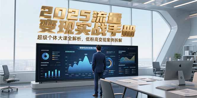2025流量变现实战手册，超级个体大课全解析，低粉高变现案例拆解-副业网
