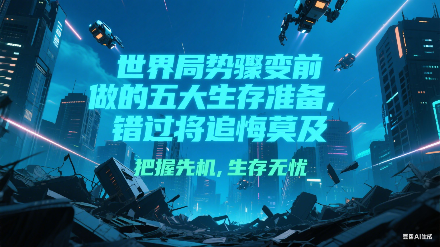付费文章《世界局势骤变前必做的五大生存准备，错过将追悔莫及》-副业网