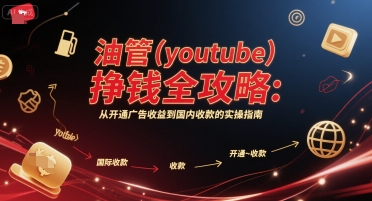 油管(youtube)挣钱全攻略：从开通广告收益到国内收款的实操指南-副业网