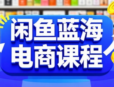 闲鱼蓝海电商课程，手把手助你快速上手，轻松实现闲鱼稳定盈利-副业网