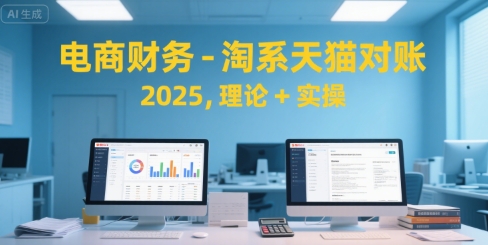 电商财务-淘系天猫对账2025，理论+实操-副业网