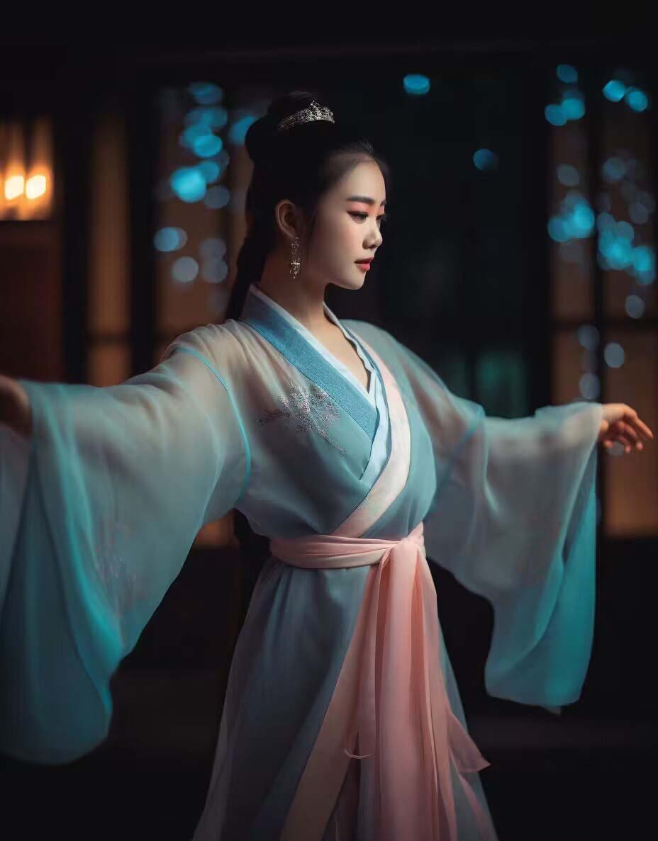 图片[10]-Midjourney关键词-AI生成中国风古装汉服美女人像提示关键词-副业网