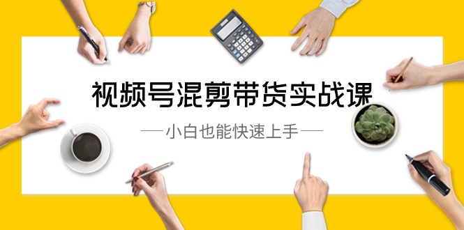 视频号混剪带货实战课，小白也能快速上手（10节课）-副业网