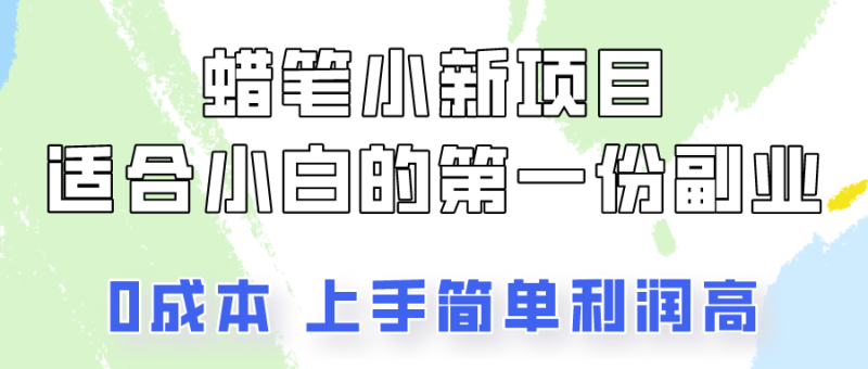 蜡笔小新项目拆解，0投入，0成本，小白一个月也能多赚3000+-副业网