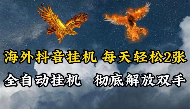 海外抖音挂机，每天轻松2张，全自动挂机，彻底解放双手！-副业网