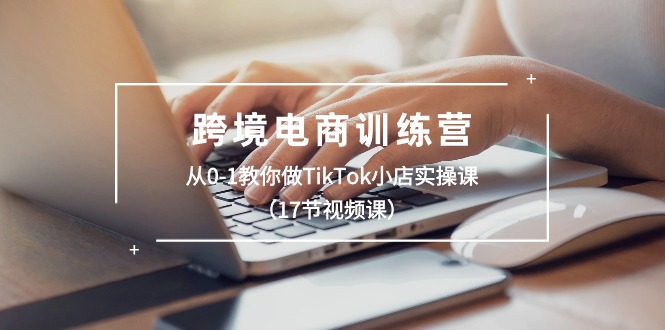 跨境电商训练营：从0-1教你做TikTok小店实操课（17节视频课）-副业网