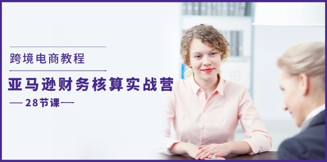 跨境电商教程：亚马逊财务核算实战营（28节课）-副业网