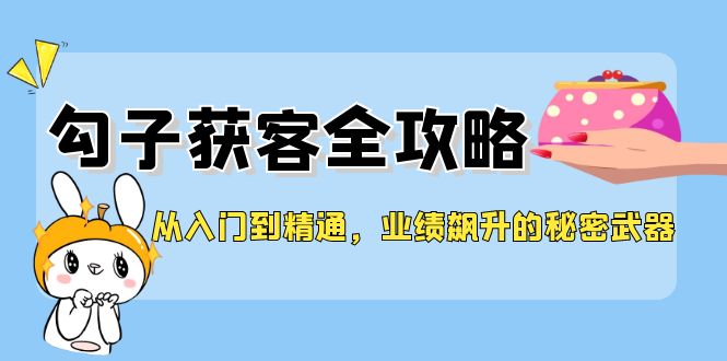 从入门到精通，勾子获客全攻略，业绩飙升的秘密武器-副业网