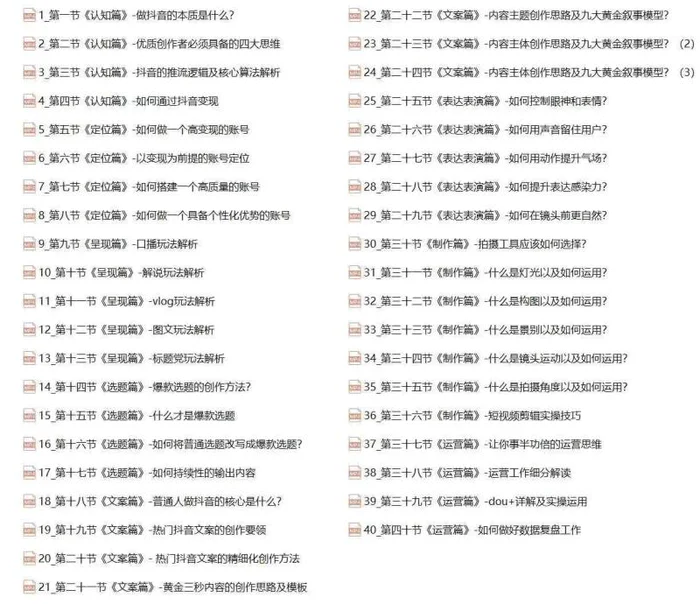图片[2]-抖音创作者实操教程：四大思维+快速引流+变现路径，打造个性化优势账号-副业网