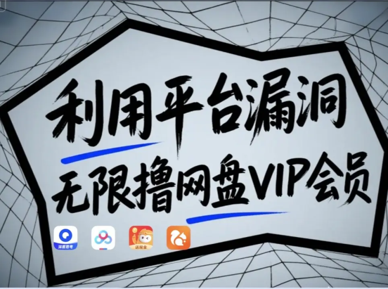 利用平台漏洞，无限撸网盘VIP会员，用户亲测有效！【漏洞原理+操作演示】-副业网