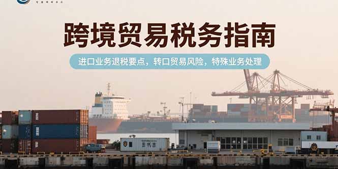 跨境贸易税务指南，进口业务退税要点，转口贸易风险，特殊业务处理-副业网