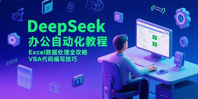 DeepSeek办公自动化教程，Excel数据处理全攻略，VBA代码编写技巧-副业网