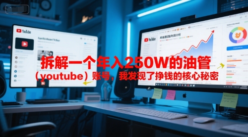 付费文章：拆解一个年入250W的油管(youtube)账号，我发现了挣钱的核心秘密-副业库