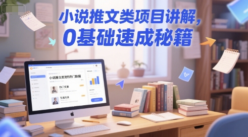 小说推文类项目讲解，0 基础速成秘籍-副业库