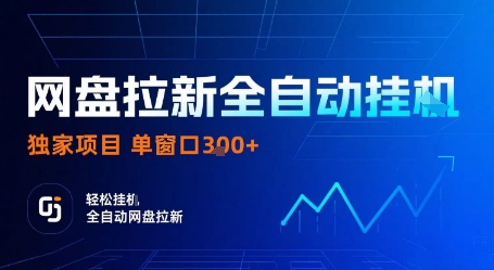 网盘拉新全自动挂G，独家技术，操作简单，自动完成拉新任务，单窗口3张【揭秘】-副业网