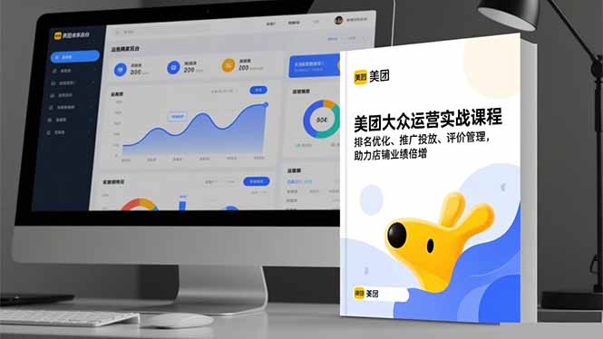 美团大众运营实战课程，排名优化、推广投放、评价管理，助力店铺业绩倍增-副业网