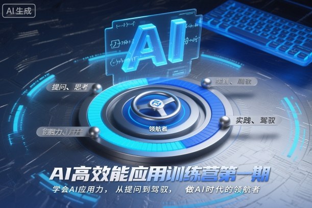 AI高效能应用训练营第一期，学会AI应用力，从提问到驾驭，做AI时代的领航者-副业网