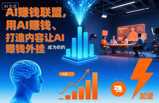 AI賺钱联盟，用AI賺钱、打造内容让AI成为你的賺钱外挂-副业网