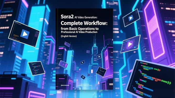 Sora2 AI视频生成的系统教程(英文版-副业网