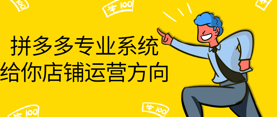 拼多多专业系统给你店铺运营方向-副业网