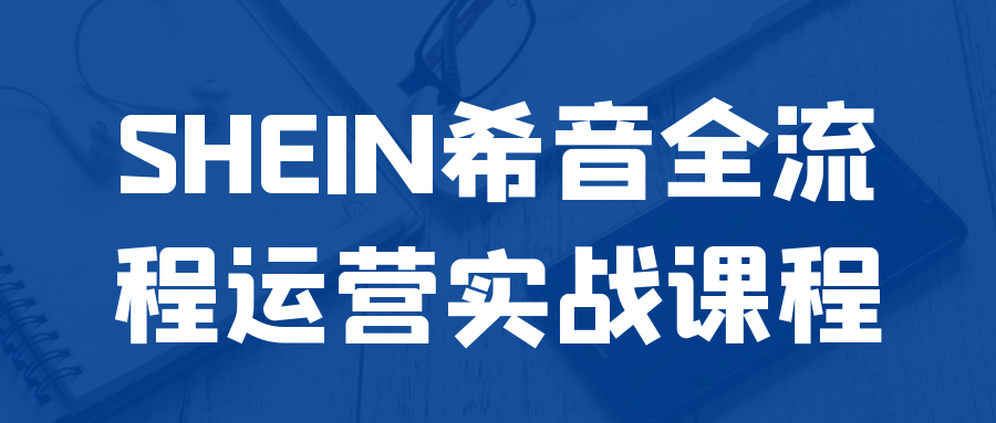 SHEIN希音全流程运营实战课程-副业网