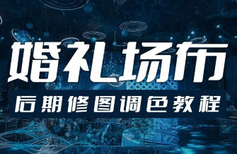 青岛世平婚礼场布后期修图调色教程-副业网