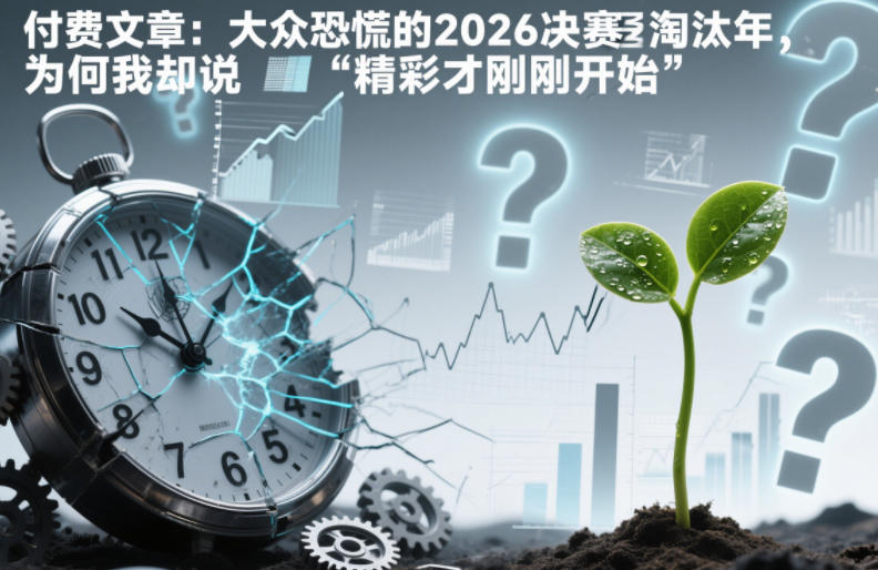 付费文章：大众恐慌的2026决赛淘汰年，为何我却说“精彩才刚刚开始”？-副业网