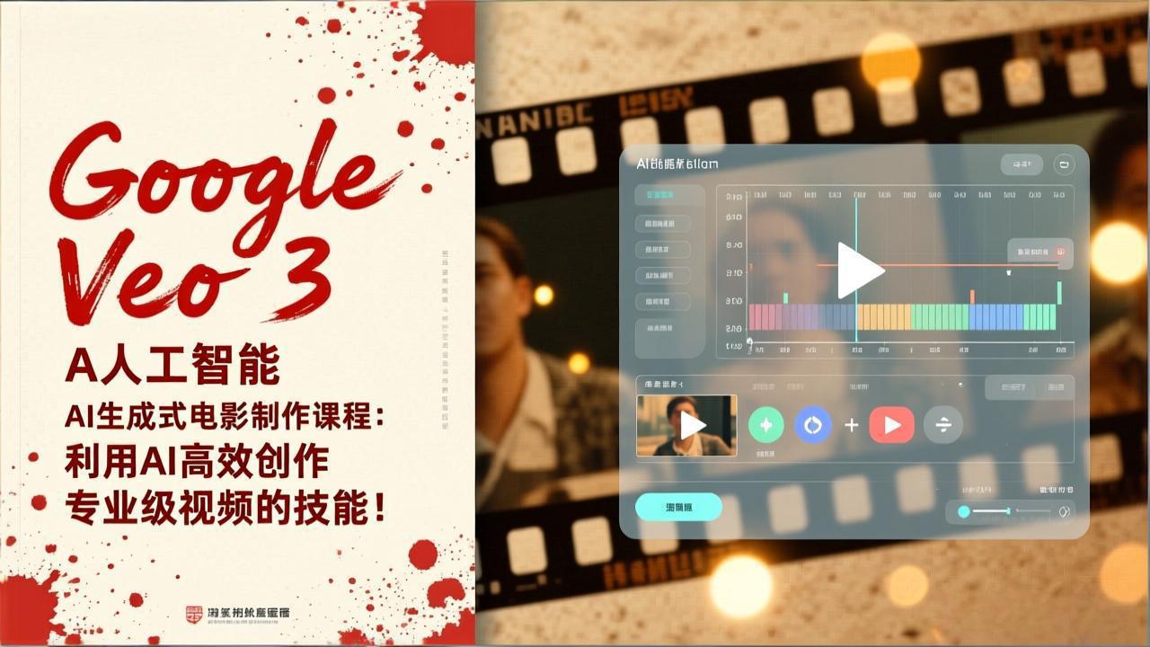 Google Veo 3人工智能AI生成式电影制作课程：利用AI高效创作专业级视频的技能！-副业网