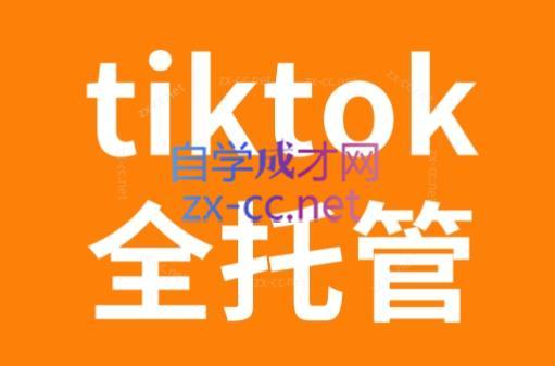 TikTok跨境电商全托管运营模式精品课-副业网