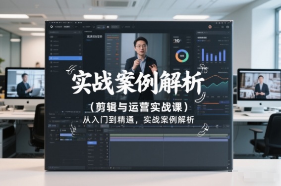 剪辑与运营实战课，从入门到精通，实战案例解析(更新2026)-副业网