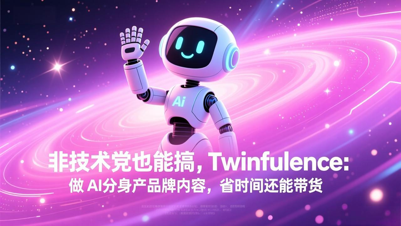 非技术党也能搞!Twinfluence:做 AI 分身产品牌内容,省时间还能带货-副业网