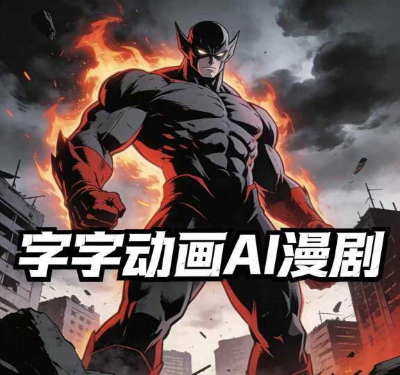 字字动画AI漫剧2026年第1期系统课程，小白看完就能学会实操的漫剧课，单人月收1-3W-副业网