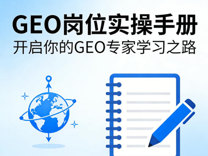GEO岗位实操手册，开启你的GE0专家学习之路-副业网