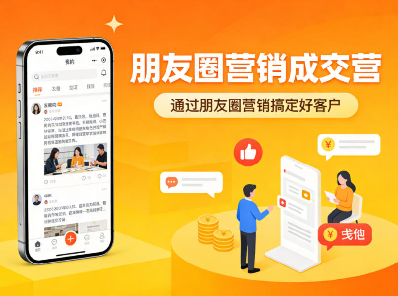朋友圈营销成交营，通过朋友圈营销来搞定好客户-副业网