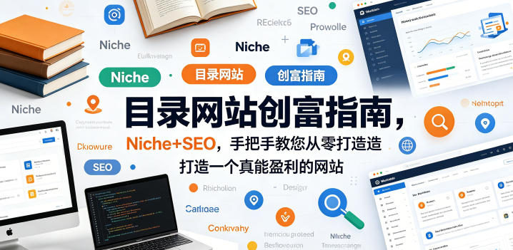 目录网站创富指南，Niche+SEO，手把手教您从零打造打造一个真能盈利的网站【原创双语字幕】-副业网